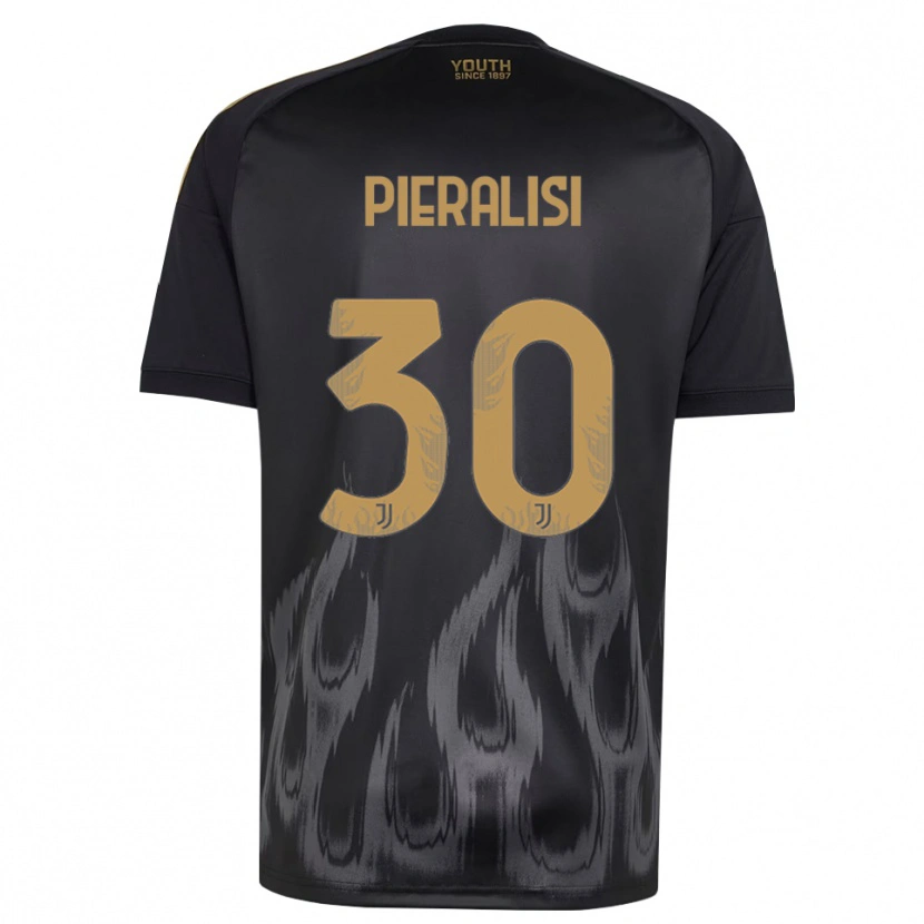 Danxen Kvinder Tommaso Pieralisi #30 Sort Brun Tredje Sæt Spillertrøjer 2026/27 Trøje T-Shirt