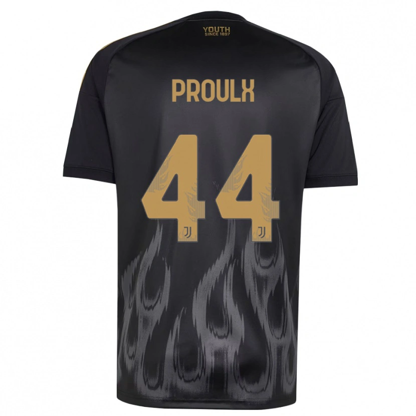 Danxen Kvinder Lysianne Proulx #44 Sort Brun Tredje Sæt Spillertrøjer 2026/27 Trøje T-Shirt