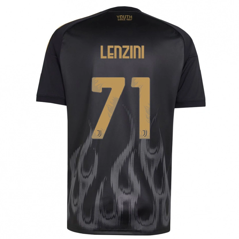 Danxen Kvinder Martina Lenzini #71 Sort Brun Tredje Sæt Spillertrøjer 2026/27 Trøje T-Shirt
