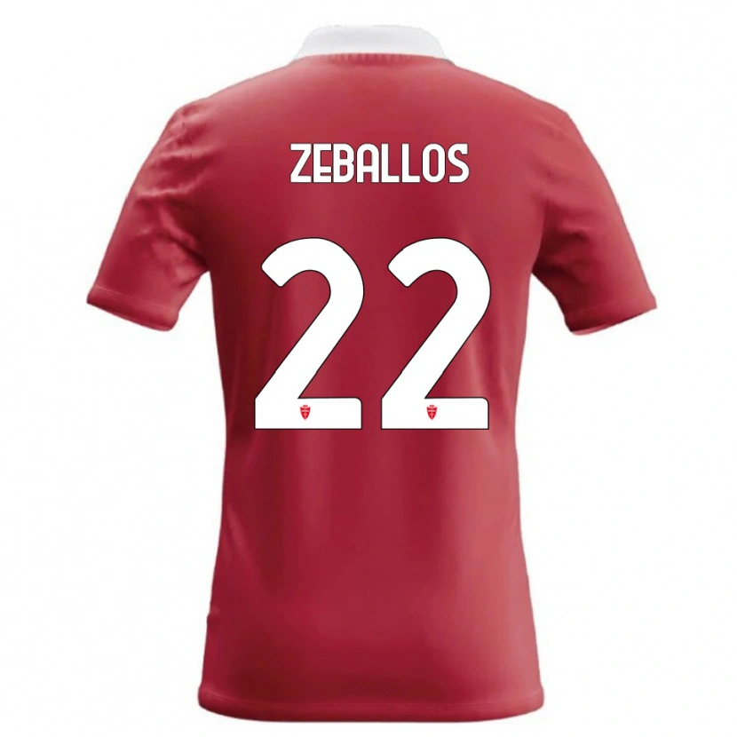 Danxen Børn Exequiel Zeballos #22 Rød Hvid Hjemmebane Spillertrøjer 2026/27 Trøje T-Shirt