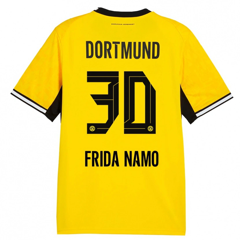 Danxen Børn Ronning Frida Namo #30 Gul Sort Hvid Hjemmebane Spillertrøjer 2026/27 Trøje T-Shirt