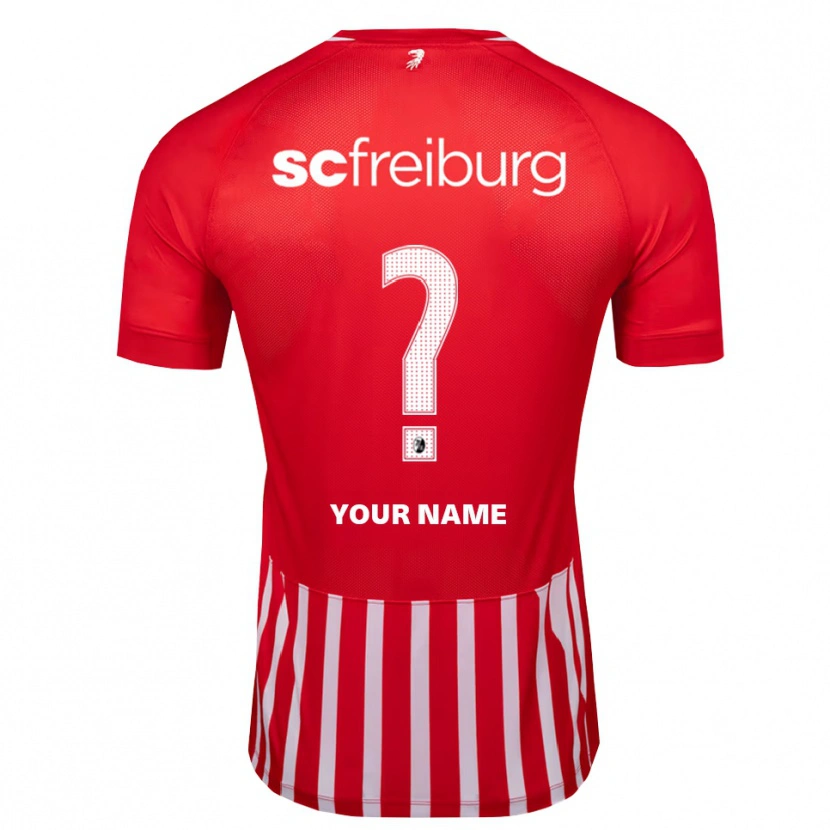 Danxen Børn Dit Navn #0 Rød Hvid Sort Hjemmebane Spillertrøjer 2026/27 Trøje T-Shirt