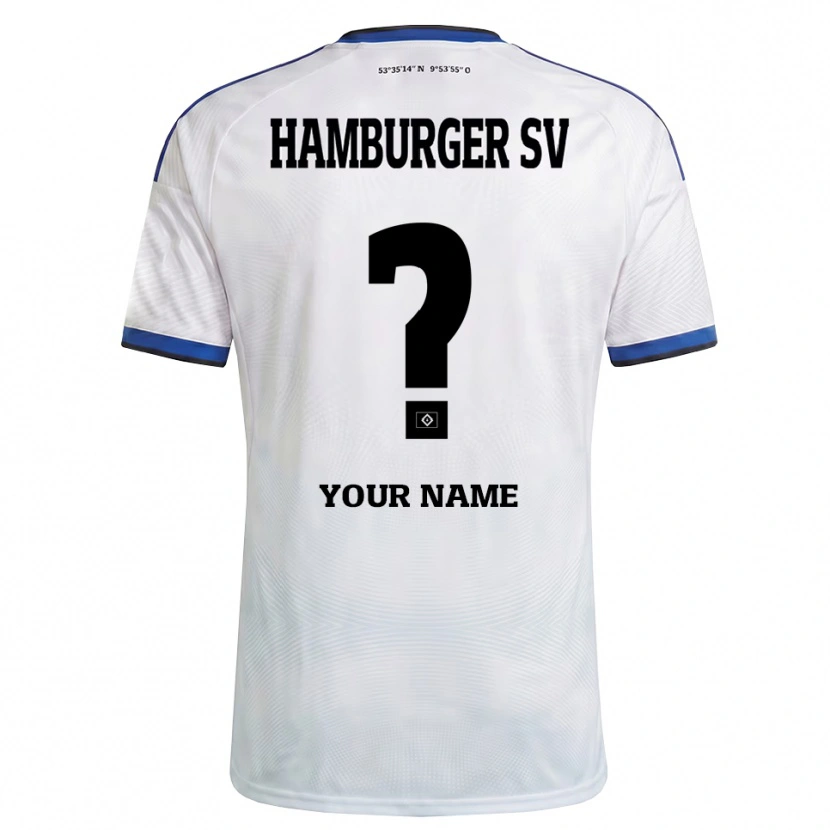 Danxen Børn Dit Navn #0 Hvid Sort Blå Hjemmebane Spillertrøjer 2026/27 Trøje T-Shirt
