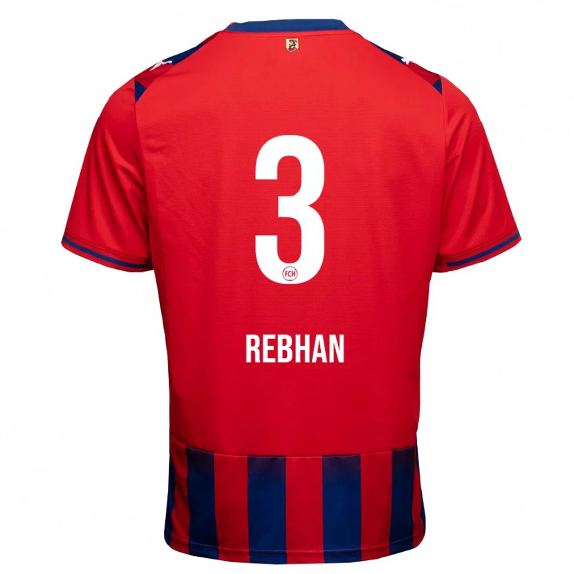 Danxen Børn Emma Rebhan #3 Kongelig Blå Hvid Rød Hjemmebane Spillertrøjer 2026/27 Trøje T-Shirt