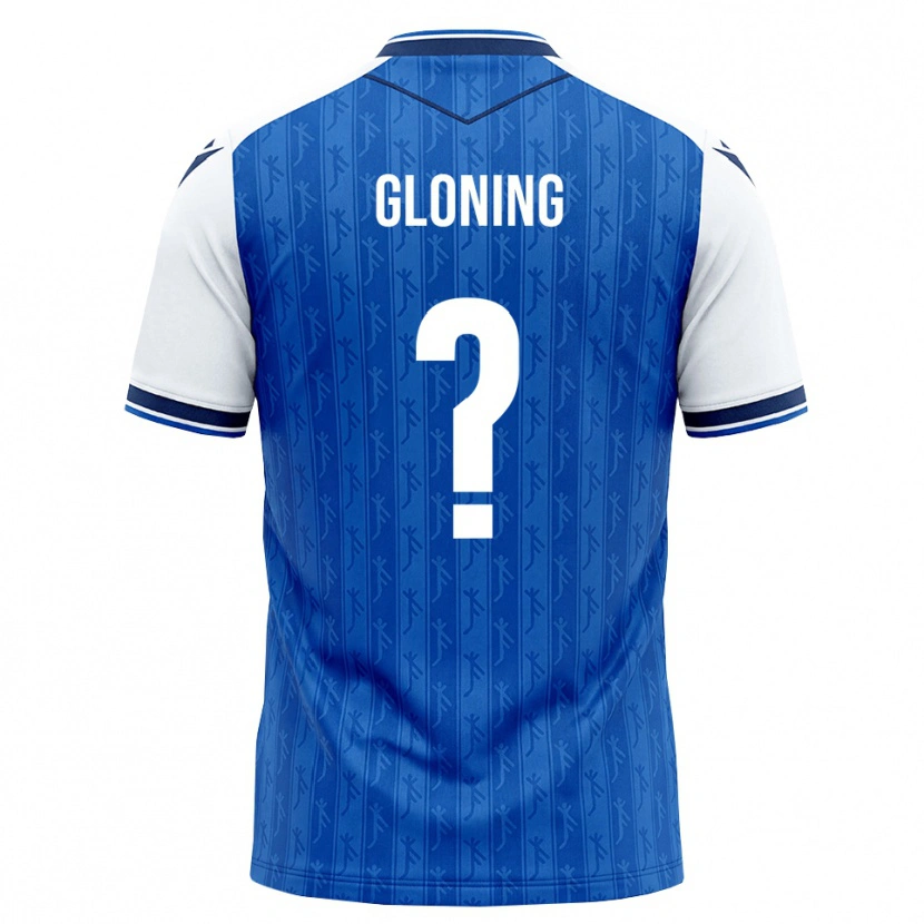 Danxen Børn Laura Gloning #0 Kongelig Blå Hvid Hjemmebane Spillertrøjer 2026/27 Trøje T-Shirt
