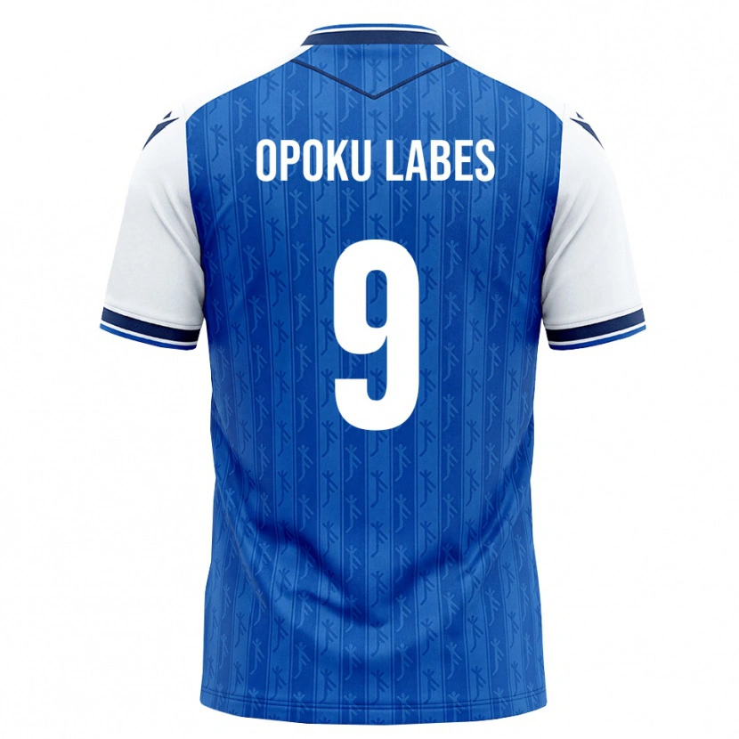 Danxen Børn Ben Opoku Labes #9 Kongelig Blå Hvid Hjemmebane Spillertrøjer 2026/27 Trøje T-Shirt