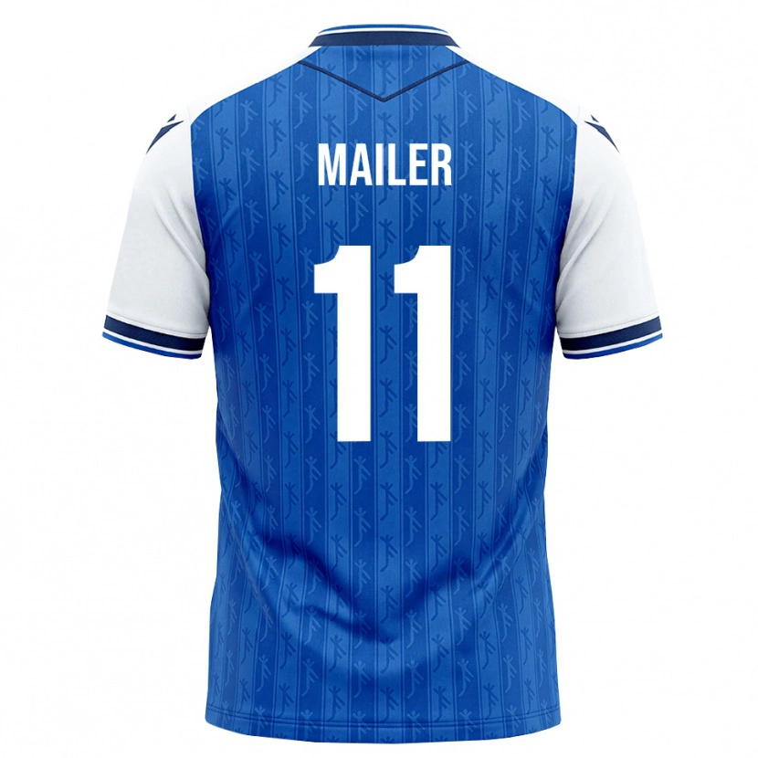 Danxen Børn Emanuele Mailer #11 Kongelig Blå Hvid Hjemmebane Spillertrøjer 2026/27 Trøje T-Shirt