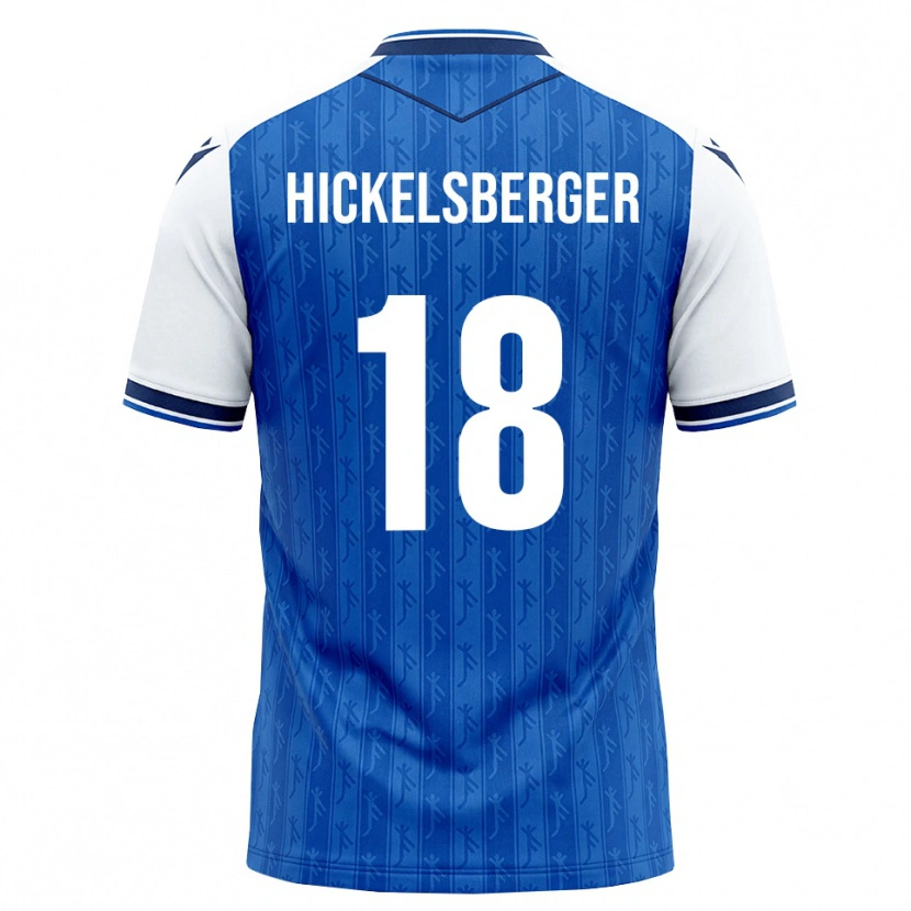 Danxen Børn Julia Hickelsberger #18 Kongelig Blå Hvid Hjemmebane Spillertrøjer 2026/27 Trøje T-Shirt