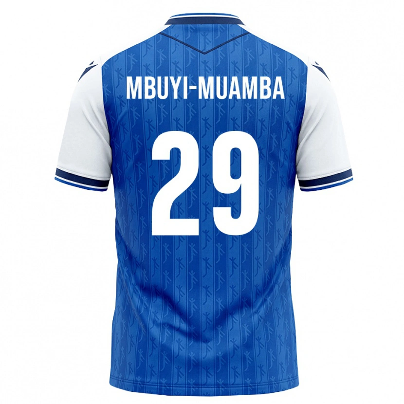 Danxen Børn Hubert Mbuyi-Muamba #29 Kongelig Blå Hvid Hjemmebane Spillertrøjer 2026/27 Trøje T-Shirt