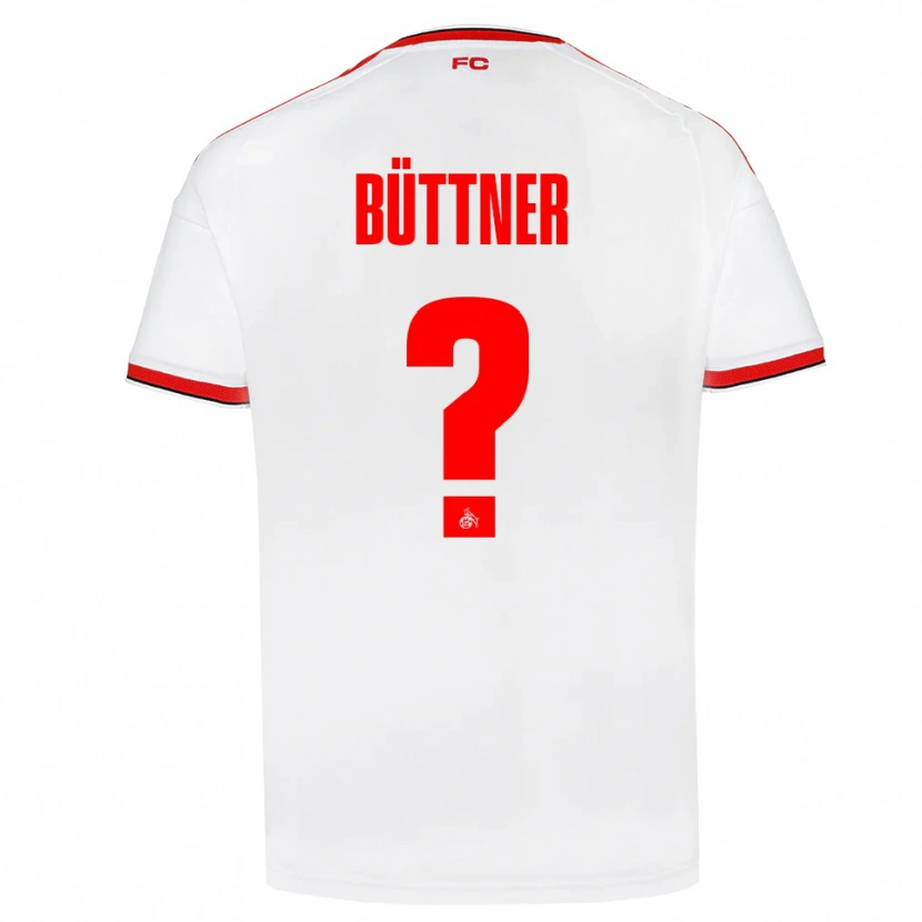 Danxen Børn Lasse Büttner #0 Hvid Rød Sort Hjemmebane Spillertrøjer 2026/27 Trøje T-Shirt