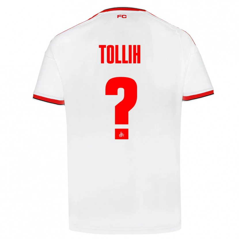 Danxen Børn Yassin Tollih #0 Hvid Rød Sort Hjemmebane Spillertrøjer 2026/27 Trøje T-Shirt