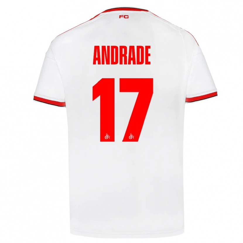 Danxen Børn Lydia Andrade #17 Hvid Rød Sort Hjemmebane Spillertrøjer 2026/27 Trøje T-Shirt