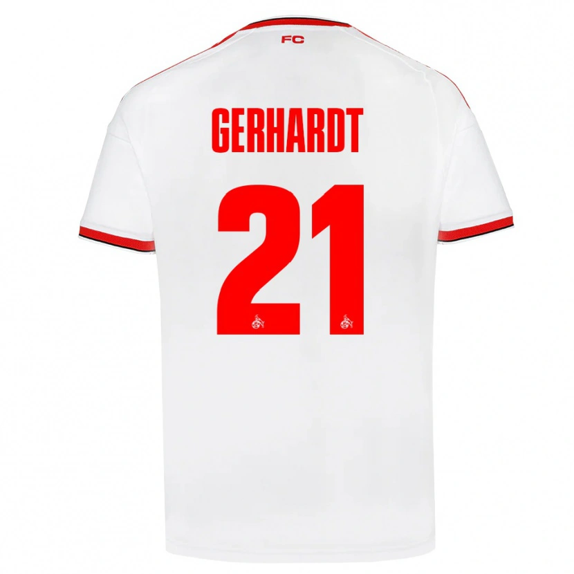 Danxen Børn Anna Gerhardt #21 Hvid Rød Sort Hjemmebane Spillertrøjer 2026/27 Trøje T-Shirt
