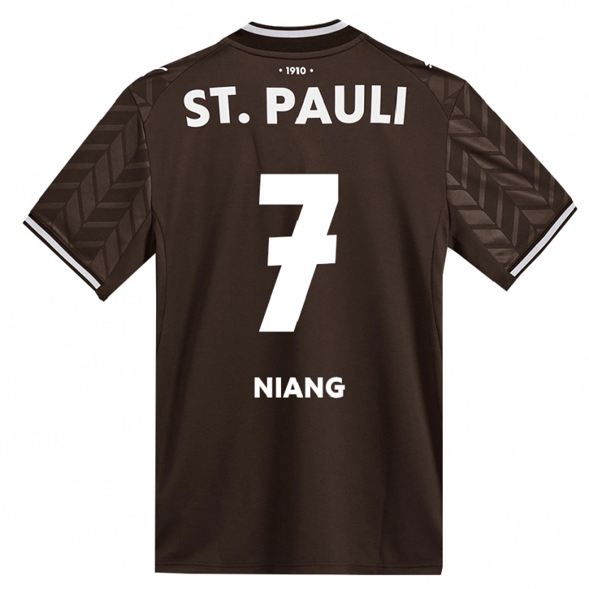Danxen Børn Youssoupha Niang #7 Cafe Hvid Hjemmebane Spillertrøjer 2026/27 Trøje T-Shirt