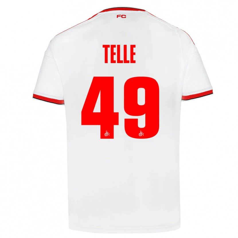 Danxen Børn Neo Telle #49 Hvid Rød Sort Hjemmebane Spillertrøjer 2026/27 Trøje T-Shirt