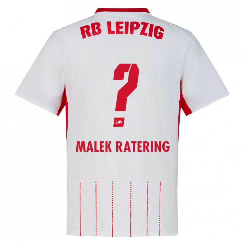 Danxen Børn Jaro-Malek Ratering #0 Rød Hvid Gul Hjemmebane Spillertrøjer 2026/27 Trøje T-Shirt