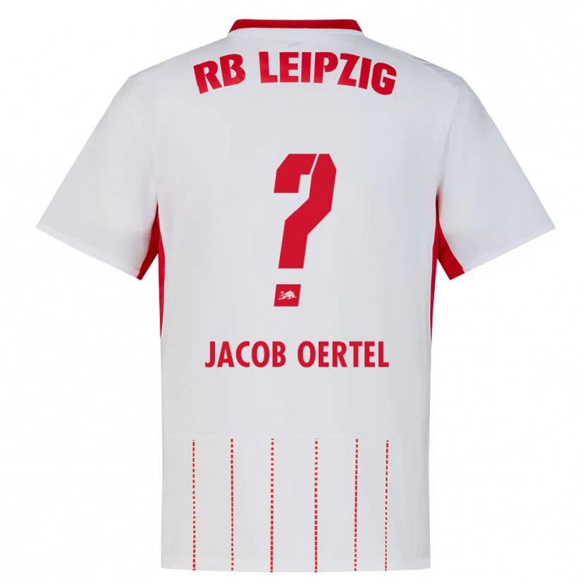 Danxen Børn Paul Jacob Oertel #0 Rød Hvid Gul Hjemmebane Spillertrøjer 2026/27 Trøje T-Shirt