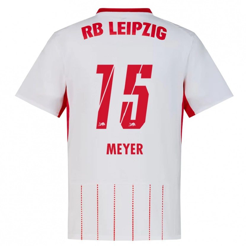 Danxen Børn Tim Meyer #15 Rød Hvid Gul Hjemmebane Spillertrøjer 2026/27 Trøje T-Shirt