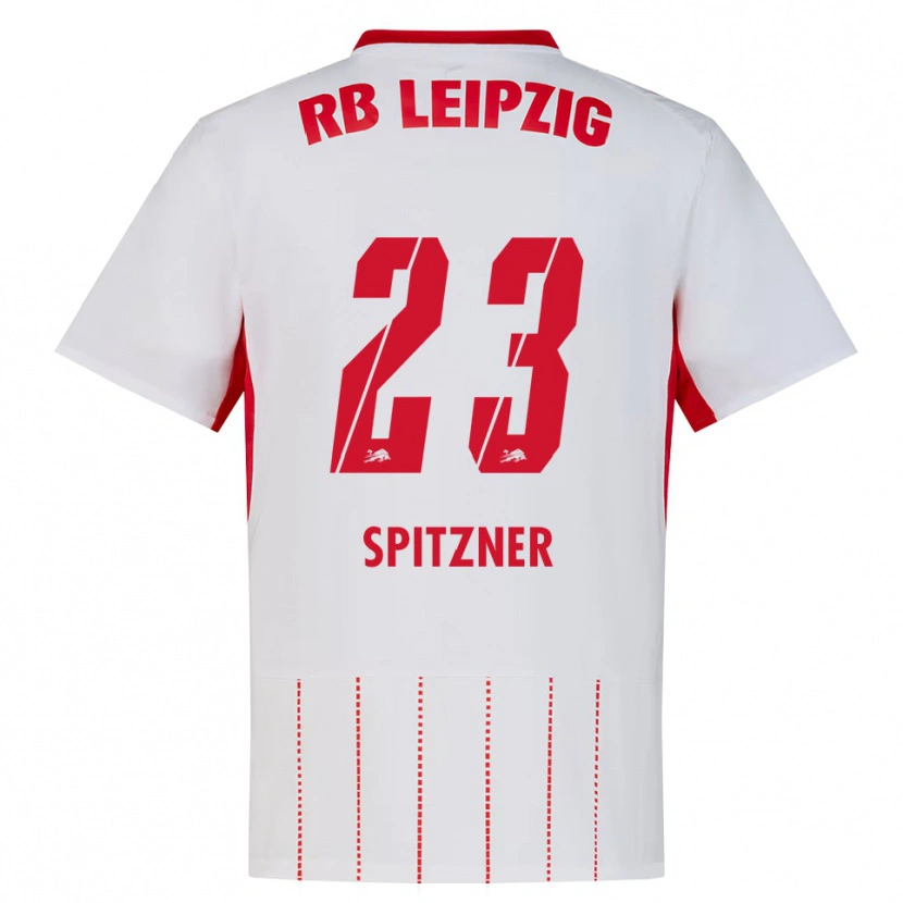 Danxen Børn Kyra Spitzner #23 Rød Hvid Gul Hjemmebane Spillertrøjer 2026/27 Trøje T-Shirt