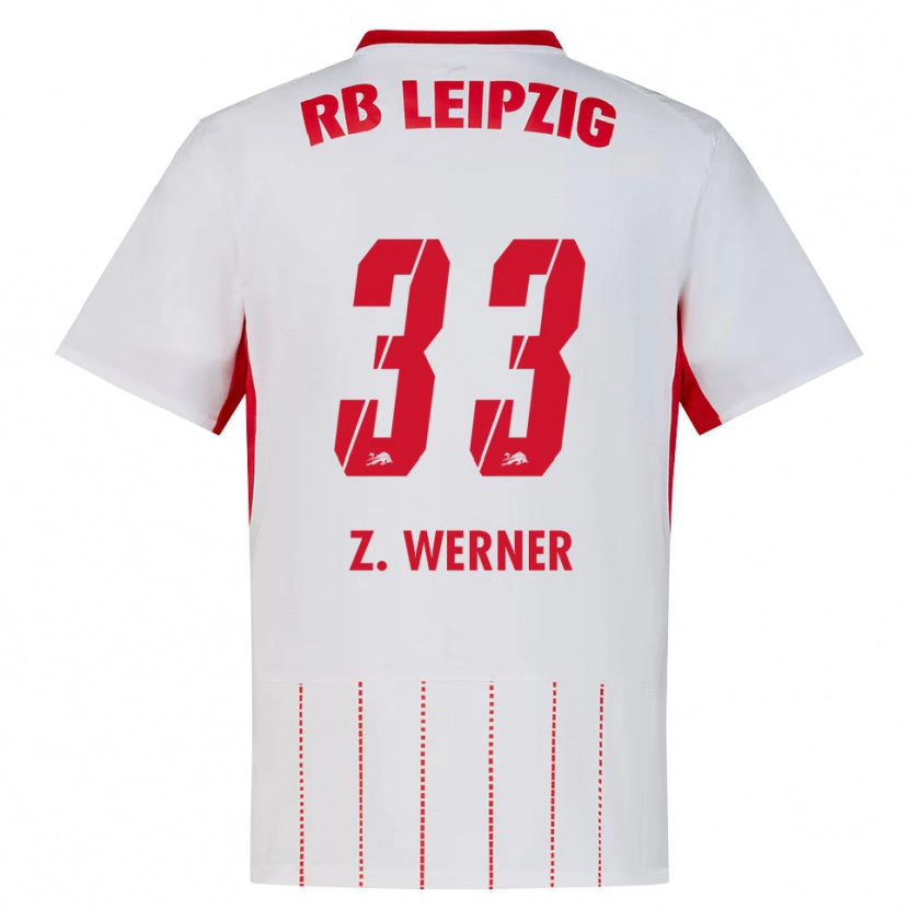 Danxen Børn Zoé Werner #33 Rød Hvid Gul Hjemmebane Spillertrøjer 2026/27 Trøje T-Shirt