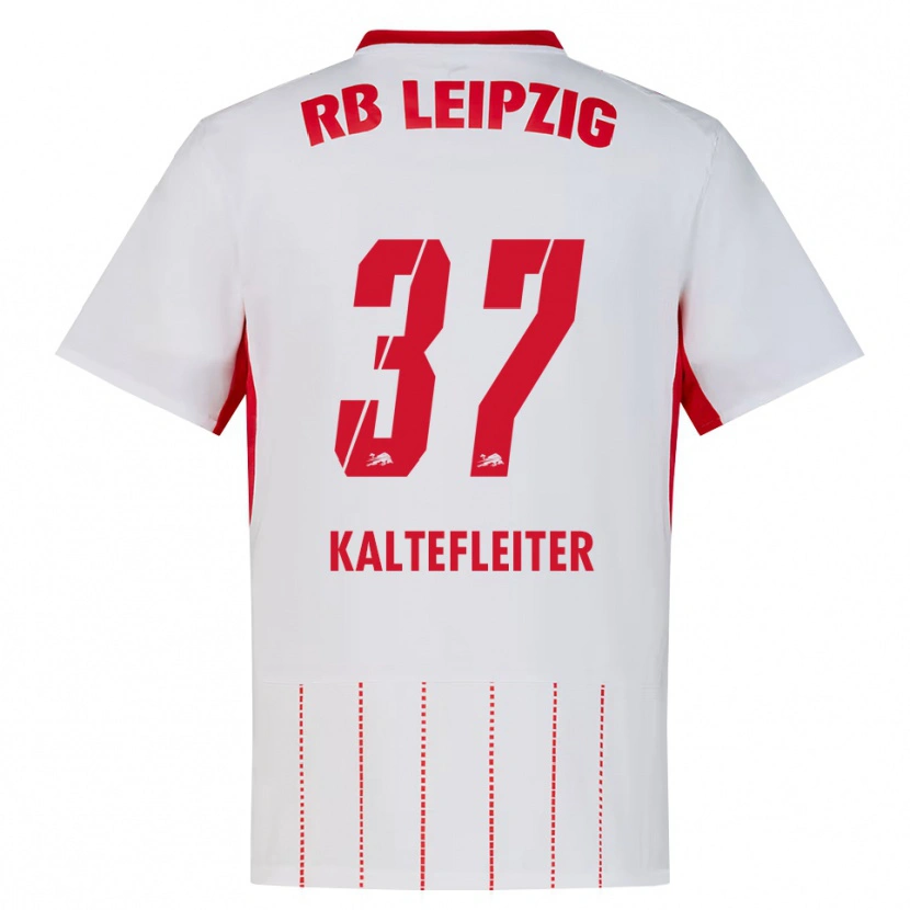 Danxen Børn Benno Kaltefleiter #37 Rød Hvid Gul Hjemmebane Spillertrøjer 2026/27 Trøje T-Shirt