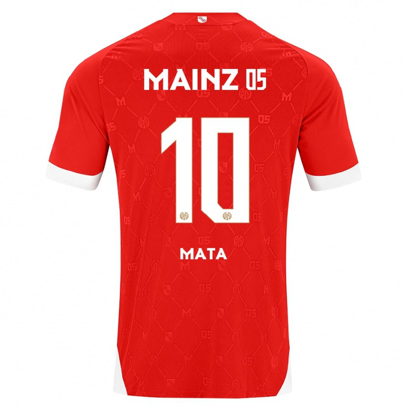 Danxen Børn Ken Mata #10 Rød Hvid Hjemmebane Spillertrøjer 2026/27 Trøje T-Shirt