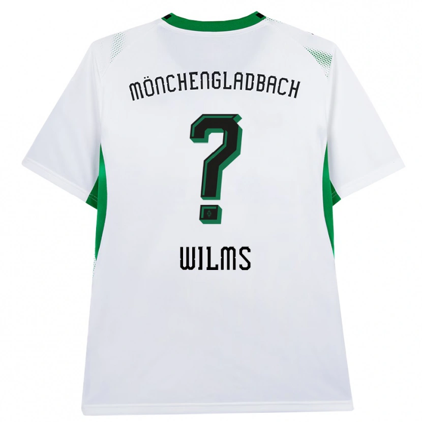 Danxen Børn Felix Wilms #0 Hvid Sort Grøn Hjemmebane Spillertrøjer 2026/27 Trøje T-Shirt