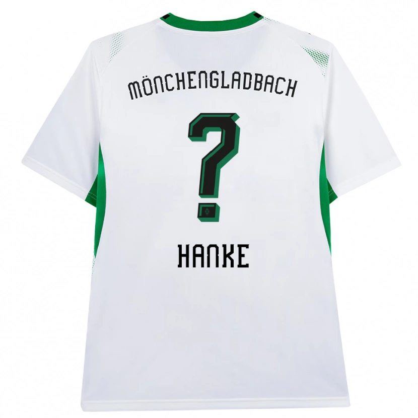 Danxen Børn Jayron-Cain Hanke #0 Hvid Sort Grøn Hjemmebane Spillertrøjer 2026/27 Trøje T-Shirt