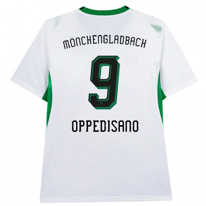 Danxen Børn Valentina Oppedisano #9 Hvid Sort Grøn Hjemmebane Spillertrøjer 2026/27 Trøje T-Shirt