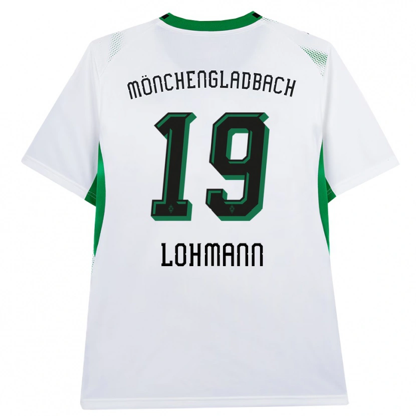 Danxen Børn Mona Lohmann #19 Hvid Sort Grøn Hjemmebane Spillertrøjer 2026/27 Trøje T-Shirt