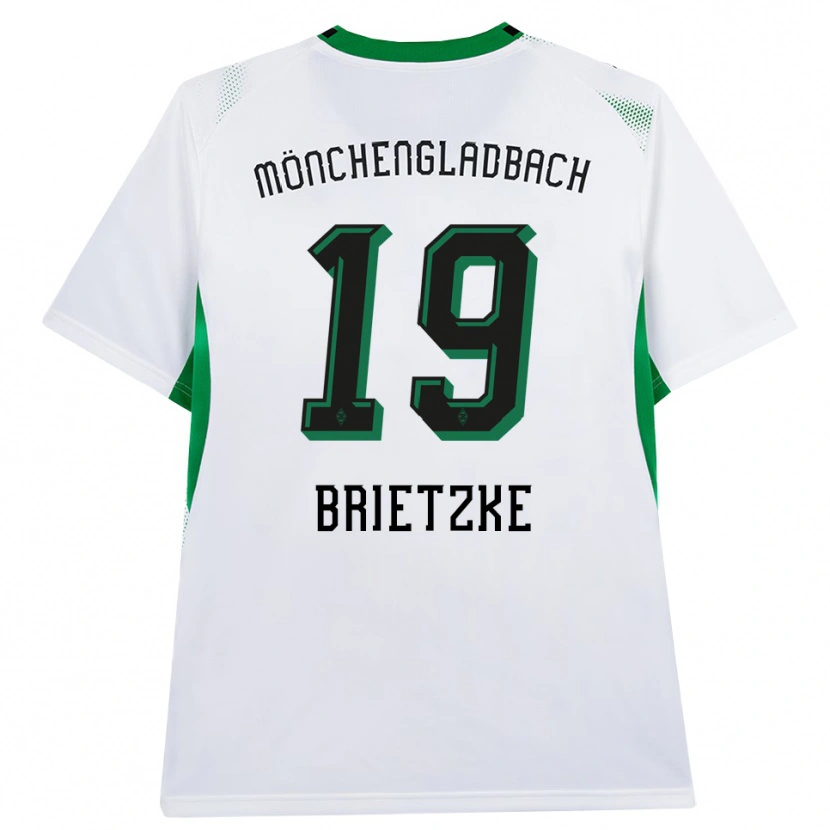 Danxen Børn Yvonne Brietzke #19 Hvid Sort Grøn Hjemmebane Spillertrøjer 2026/27 Trøje T-Shirt