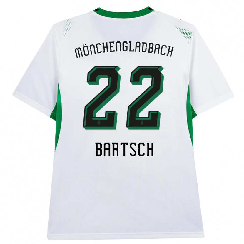 Danxen Børn Kristina Bartsch #22 Hvid Sort Grøn Hjemmebane Spillertrøjer 2026/27 Trøje T-Shirt
