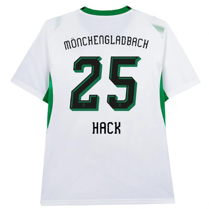Danxen Børn Robin Hack #25 Hvid Sort Grøn Hjemmebane Spillertrøjer 2026/27 Trøje T-Shirt