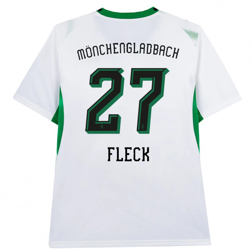 Danxen Børn Fritz Fleck #27 Hvid Sort Grøn Hjemmebane Spillertrøjer 2026/27 Trøje T-Shirt