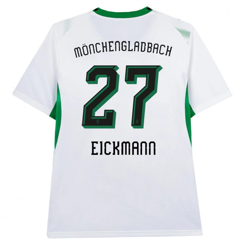 Danxen Børn Mia Eickmann #27 Hvid Sort Grøn Hjemmebane Spillertrøjer 2026/27 Trøje T-Shirt