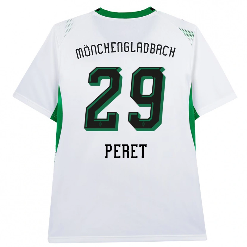 Danxen Børn Jakub Peret #29 Hvid Sort Grøn Hjemmebane Spillertrøjer 2026/27 Trøje T-Shirt