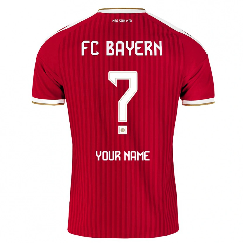 Danxen Børn Dit Navn #0 Rød Hvid Blå Hjemmebane Spillertrøjer 2026/27 Trøje T-Shirt