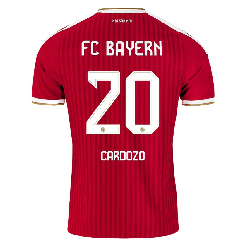 Danxen Børn Maycon Cardozo #20 Rød Hvid Blå Hjemmebane Spillertrøjer 2026/27 Trøje T-Shirt