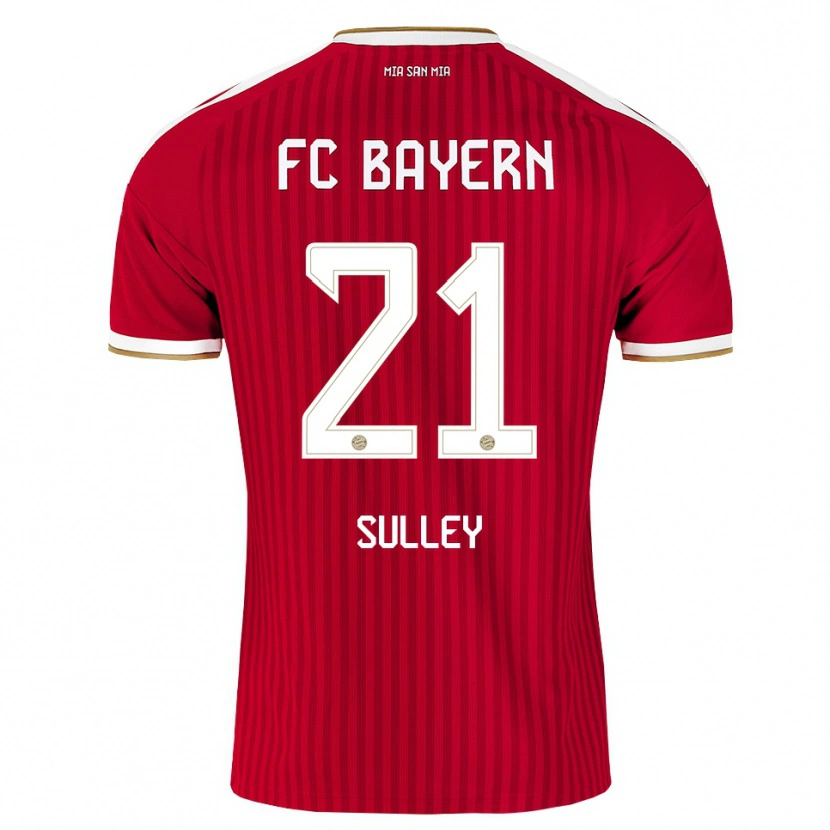 Danxen Børn Williams Baffour Sulley #21 Rød Hvid Blå Hjemmebane Spillertrøjer 2026/27 Trøje T-Shirt