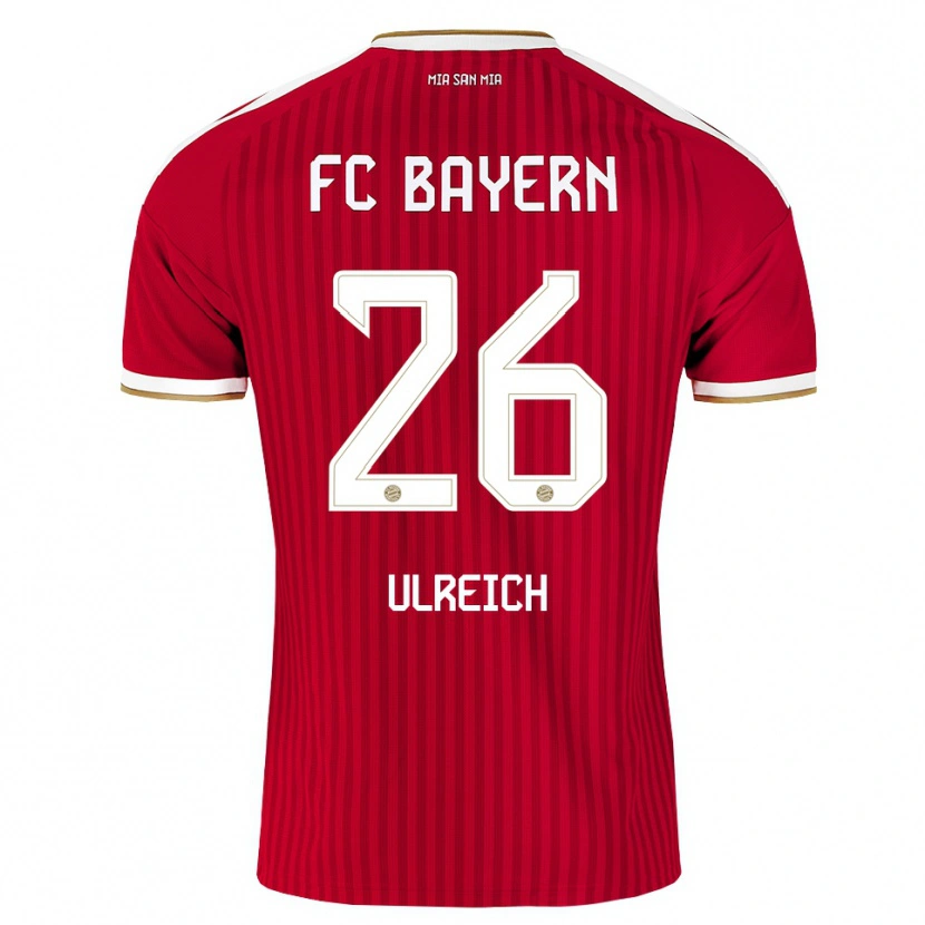 Danxen Børn Sven Ulreich #26 Rød Hvid Blå Hjemmebane Spillertrøjer 2026/27 Trøje T-Shirt