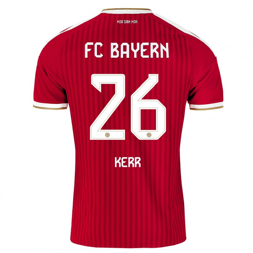 Danxen Børn Samantha Kerr #26 Rød Hvid Blå Hjemmebane Spillertrøjer 2026/27 Trøje T-Shirt