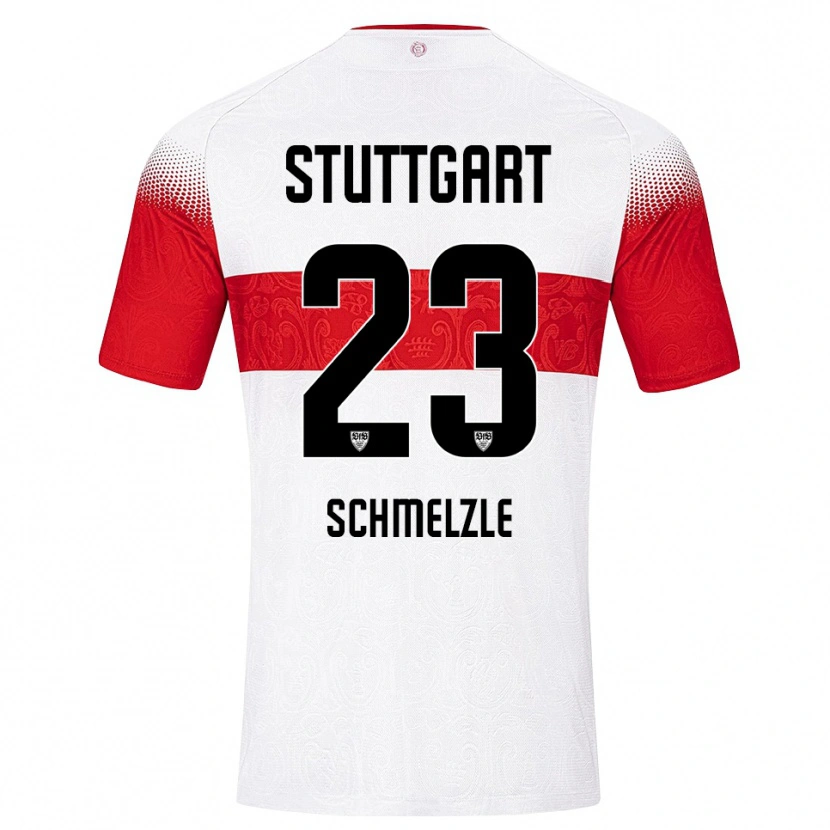 Danxen Børn Marlen Schmelzle #23 Hvid Rød Gul Hjemmebane Spillertrøjer 2026/27 Trøje T-Shirt