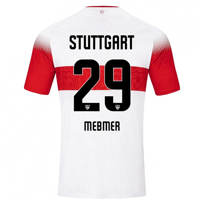 Danxen Børn Meike Meßmer #29 Hvid Rød Gul Hjemmebane Spillertrøjer 2026/27 Trøje T-Shirt