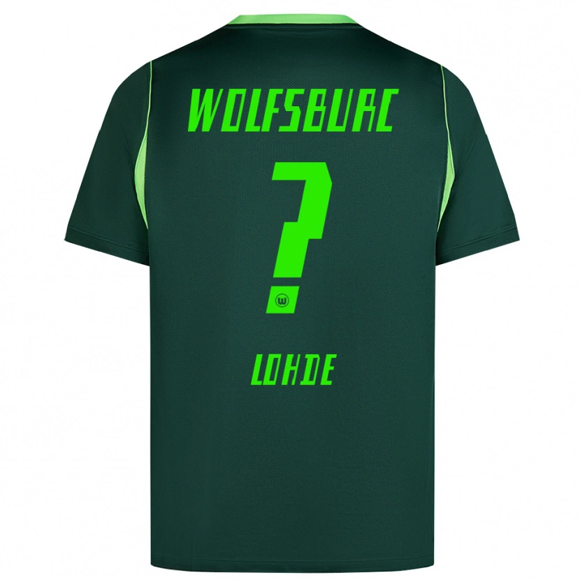 Danxen Børn Sven Lohde #0 Mørkegrøn Hvid Hjemmebane Spillertrøjer 2026/27 Trøje T-Shirt