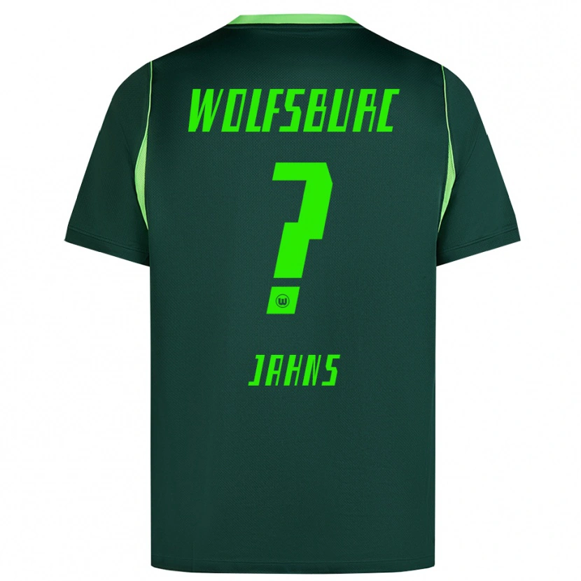 Danxen Børn Stefan Jahns #0 Mørkegrøn Hvid Hjemmebane Spillertrøjer 2026/27 Trøje T-Shirt