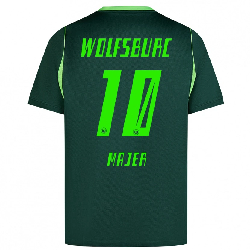 Danxen Børn Lovro Majer #10 Mørkegrøn Hvid Hjemmebane Spillertrøjer 2026/27 Trøje T-Shirt