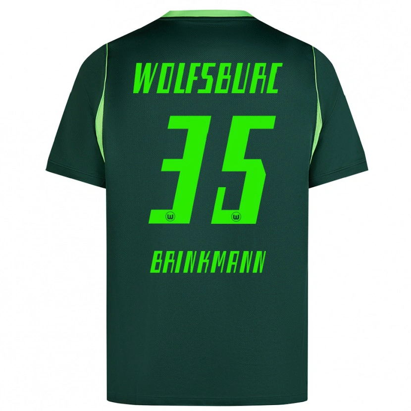 Danxen Børn Karla Brinkmann #35 Mørkegrøn Hvid Hjemmebane Spillertrøjer 2026/27 Trøje T-Shirt