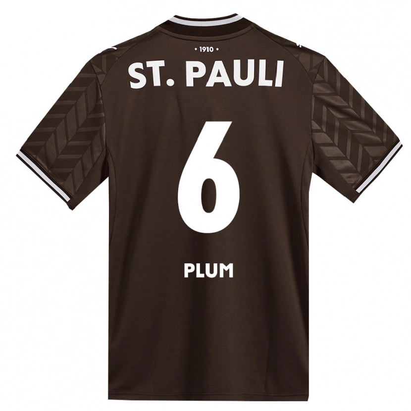 Danxen Børn Sebastian Plum #6 Cafe Hvid Hjemmebane Spillertrøjer 2026/27 Trøje T-Shirt