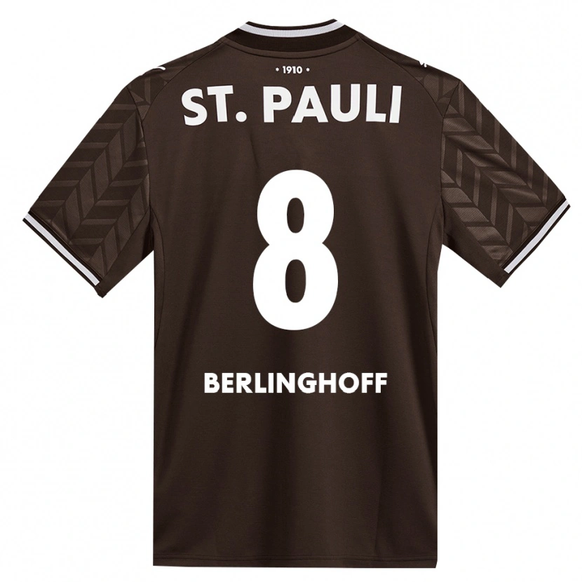 Danxen Børn Marlene Berlinghoff #8 Cafe Hvid Hjemmebane Spillertrøjer 2026/27 Trøje T-Shirt