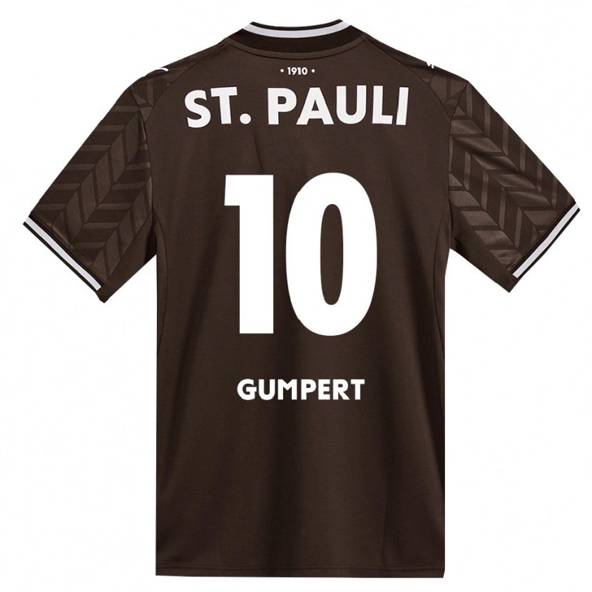 Danxen Børn Noah Gumpert #10 Cafe Hvid Hjemmebane Spillertrøjer 2026/27 Trøje T-Shirt